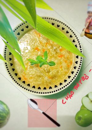 Hình của món Cháo thịt bò - macca.