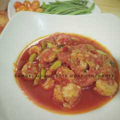 A picture of Sambel udang pete.