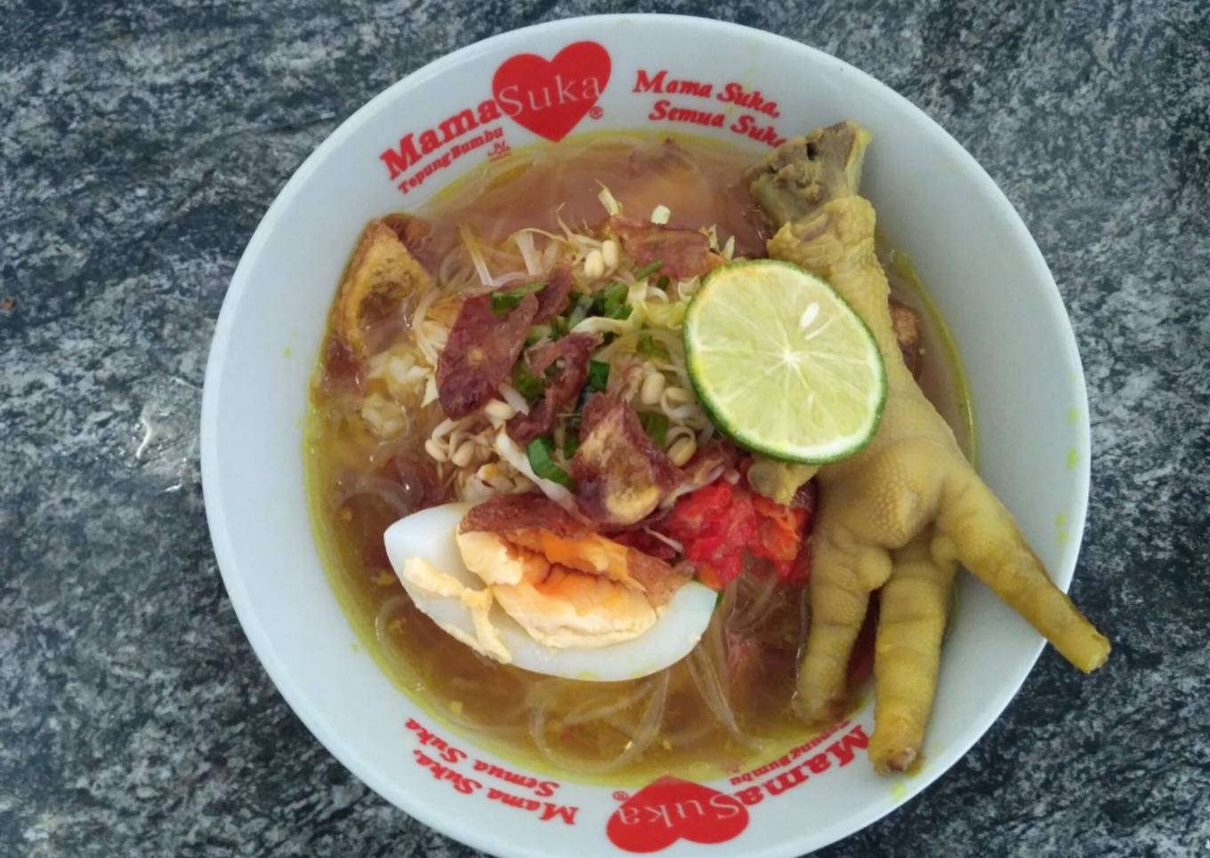 Soto ceker ayam