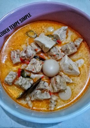 Foto resep Lodeh tempe simple