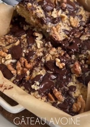 Une photo de Gâteau à l'avoine sans gluten