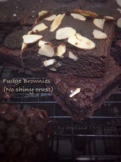 Foto resep Fudge Brownies(No Shiny crust)