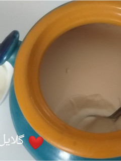 عکسی از دستور ماست خانگی 😋