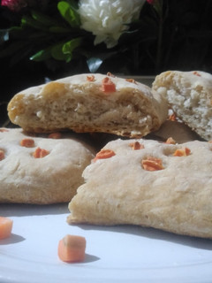 Una foto de Ciabatta artesanal con zanahoria 🤤🥕