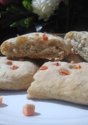 Una foto de Ciabatta artesanal con zanahoria 🤤🥕