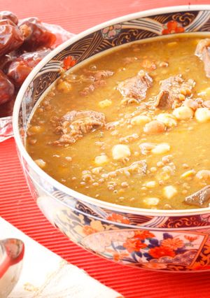 صورة لوصفة طريقة عمل شوربة الحريرة المغربية