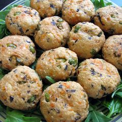 A picture of Vegan Fried Tofu Cakes.