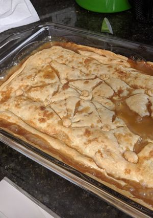 A picture of Peach Cobbler - Fast & Easy.