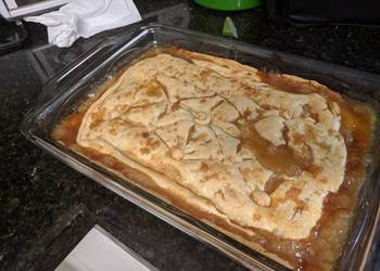 Easy Serving Recipe Peach Cobbler  Fast  Easy Savory Delicious