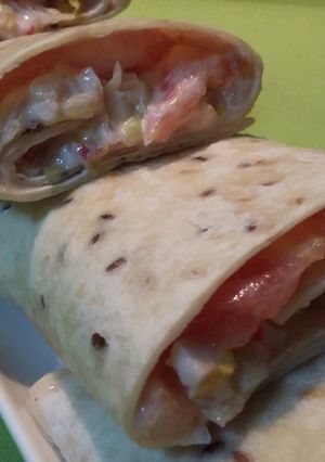 Foto principal de Wraps de gambas y piña