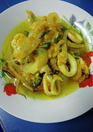 Foto resep Sotong Goreng Kunyit