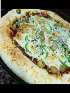 صورة لوصفة بيتزا 🍕