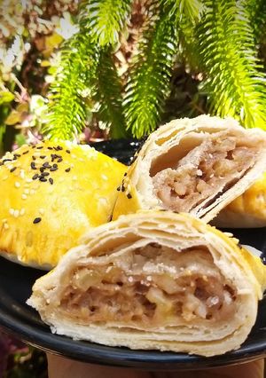 Hình của món Bánh chuối ngàn lớp.