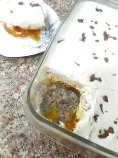 صورة لوصفة حلى الخوخ