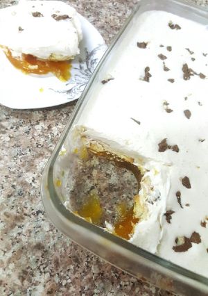 صورة لوصفة حلى الخوخ