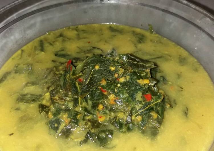 Resep Lodeh Daun Singkong | Cara Membuat Lodeh Daun Singkong Yang Sedap