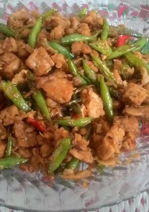 Foto resep Oseng tempe buncis balut telur