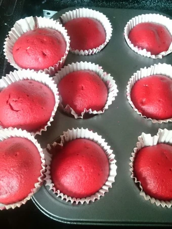 Easy Way Make Red velvet cupcakes#baking contest the Delicious Delicious