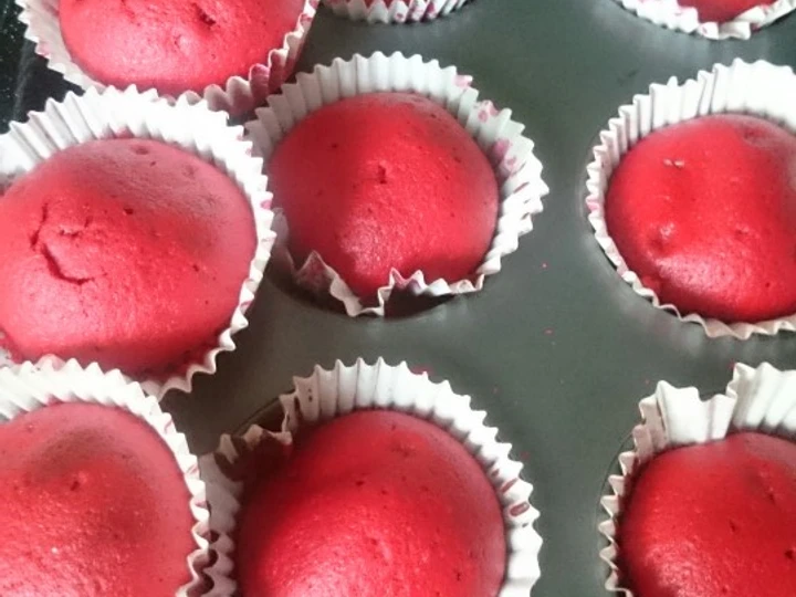 Easy Way Make Red velvet cupcakes#baking contest the Delicious Delicious