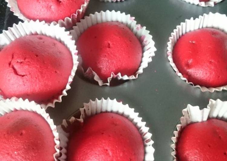 Easy Recipe: Yummy Red velvet cupcakes#baking contest