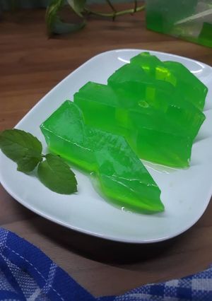 Foto resep Agar agar pandan