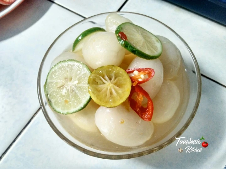 Easy Steps Prepare Recipes Asinan Rambutan the So Delicious Tasty.