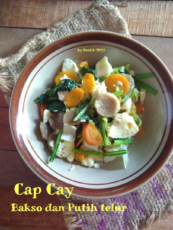 Langkah Gampang Membikin Resep Cap Cay Bakso dan Putih Telur yang Enak Banget Anti Ribet, Bikin Ngiler