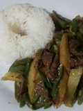 Saltado de vainitas con sabor oriental #3