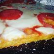 Pizza con masa de zanahoria
