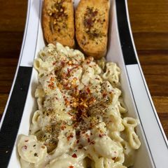 Creamy White Sauce Pasta A picture of Creamy White Sauce Pasta.