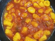 Una foto de gnocchi de arroz