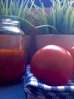 Una foto de Fritada de tomate, cebolla y pimiento