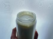 Una foto de yoghurt de vainilla