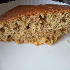 A picture of Wholewheat Carrot Cake..No Special Tools Used.