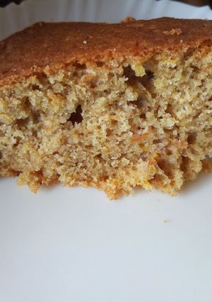 A picture of Wholewheat Carrot Cake..No Special Tools Used.