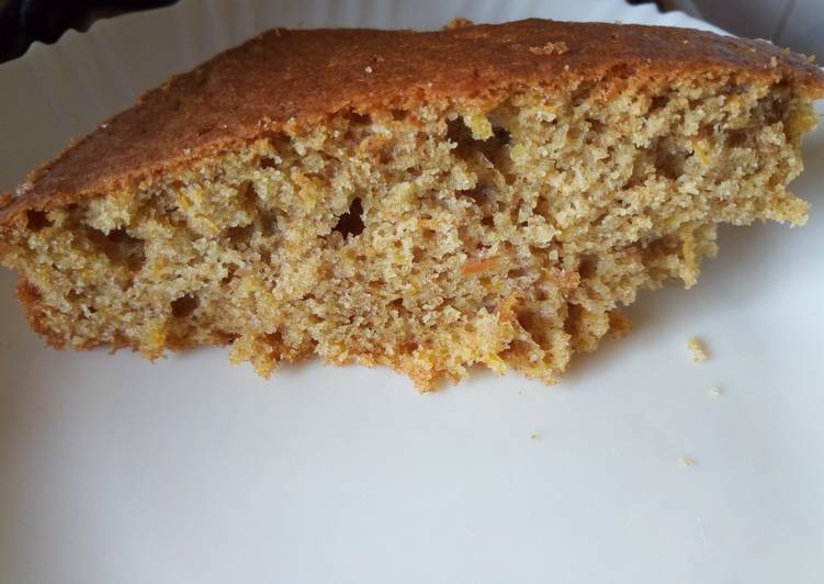 Wholewheat Carrot Cake..No Special Tools Used