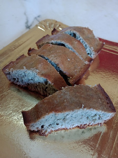 Una foto de Budín vegano de moras