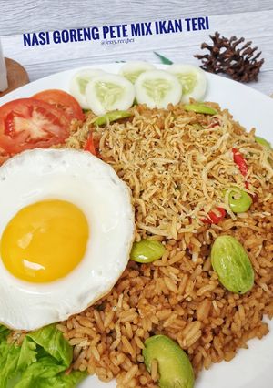 Foto resep Nasi goreng pete teri asin