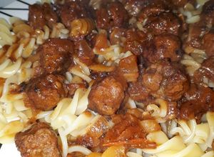 Una foto de Fusilli en salsa arrabiata