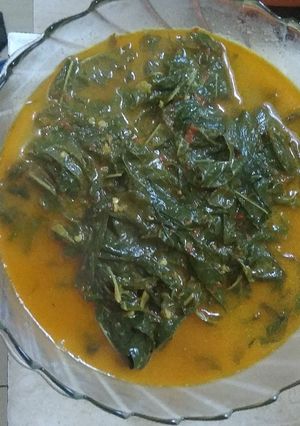 Foto resep Gulai pedas daun singkong