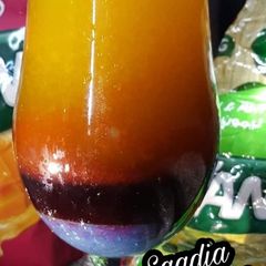 A picture of Rainbow juice.