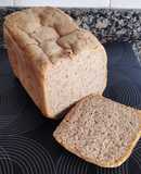 Pan de molde integral (50%) en panificadora