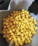 Garbanzos crujientes en la freidora de aire