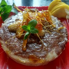 A picture of Rice flour banana cake.