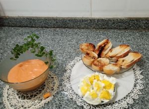Una foto de Salmorejo