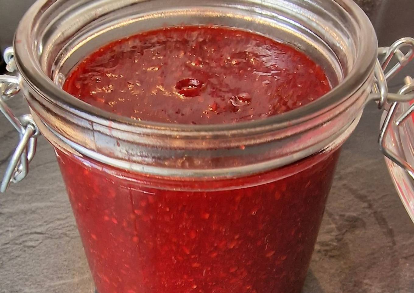 Confiture framboise healthy