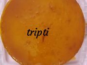A picture of caramel custard bread pudding