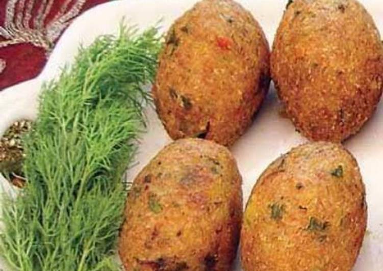 طريقة عمل كبة العدس بطحين الرز