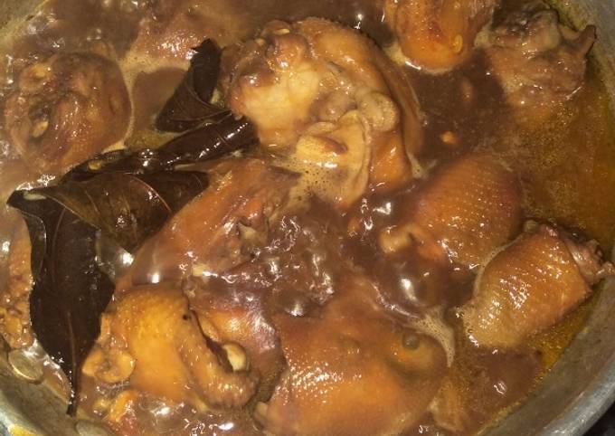 Ayam kecap pedas sederhana