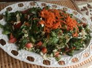 A picture of salad vegetables